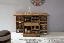 Barschrank in Braun - 64x50x91 (LxBxH)
