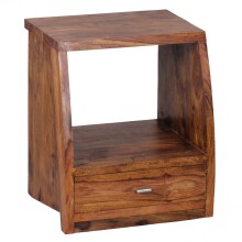 Nachttisch in Braun - 45x40x53 (LxBxH)
