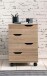 Rollcontainer in Braun - 40x40x60cm (LxBxH)