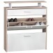 Schuhkipper in Grau - 80x24x95cm (LxBxH)