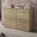 Schuhschrank in Grau - 120x24x81cm (LxBxH)