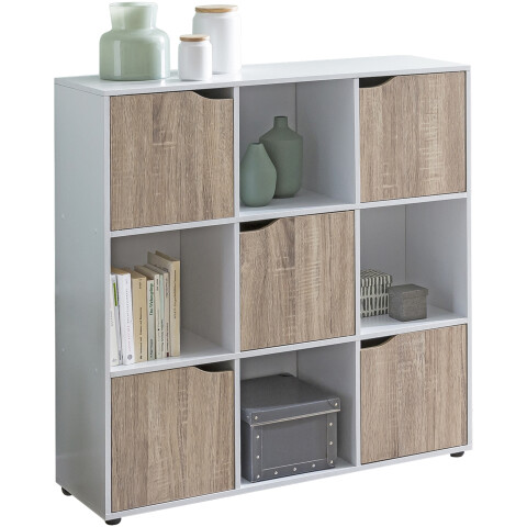 Sideboard in Weiß - 89x29x91cm (LxBxH)