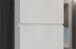Unterschrank >Sandusky< in rauchsilber/weiß hochglanz - 74x88x31cm (BxHxT)