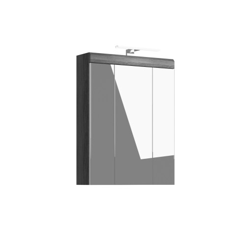Spiegelschrank >Sandusky< in rauchsilber/spiegelglas - 60x79x18cm (BxHxT)