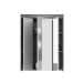 Badezimmer-Set >Sandusky< in rauchsilber/weiß hochglanz - 60x191x34cm (BxHxT)