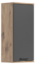 Hängeschrank >Mason< in nox oak/basalt grau -...
