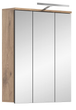 Spiegelschrank >Mason< in nox oak/spiegelglas -...