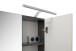 Spiegelschrank >Mason< in nox oak/spiegelglas - 60x77x18cm (BxHxT)
