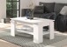 Couchtisch >Twin Lakes I< in weiß/weiß - 100x45x60cm (BxHxT)