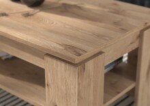Couchtisch >Twin Lakes I< in nox oak/nox oak - 100x45x60cm (BxHxT)