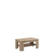 Couchtisch >Twin Lakes I< in nox oak/nox oak - 100x45x60cm (BxHxT)