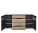 Sideboard >Meagan< in Artisan Eiche - 165x82x44cm (BxHxT)