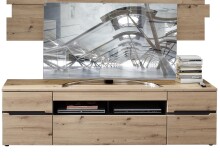 TV-Board >Meagan< in Artisan Eiche - 192x53x47cm...