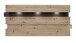 Wohnwand >Meagan< Graphit Artisan Eiche Lack Laminat Graphit supermatt