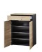 Schuhschrank >Meagan< in Artisan Eiche - 80x107x38cm (BxHxT)