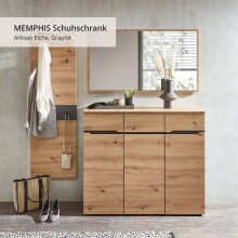 Schuhschrank >Meagan< in Artisan Eiche -...
