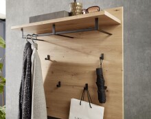 Garderobenpaneel >Meagan< in Artisan Eiche -...