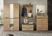 Sitzbank >Meagan< in Artisan Eiche - 80x49x38cm (BxHxT)