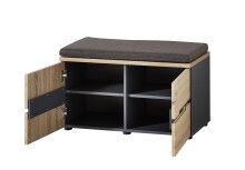Garderoben-Set >Meagan< in Artisan Eiche - 255x192x38cm (BxHxT)