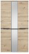Garderoben-Set >Meagan< in Artisan Eiche - 295x192x38cm (BxHxT)