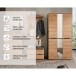 Garderoben-Set >Meagan< in Artisan Eiche - 295x192x38cm (BxHxT)