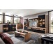 Wohnwand >Sidonia< in Eiche Altholz - 330x208x52cm (BxHxT)