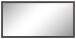 Wandspiegel >Magione< in Anthrazit Hochglanz - 120x60x2cm (BxHxT)