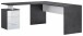 Schreibtisch >Novara< in Schiefer - 160x75x180cm (BxHxT)