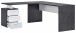 Schreibtisch >Novara< in Schiefer - 160x75x180cm (BxHxT)