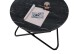 Beistelltisch >Baku< (B/H/T: 80x46x80 cm) in schwarzer Marmor, schwarz