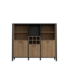 Barschrank >Hialeah< in Riviera Eiche -...