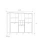 Barschrank >Hialeah< in Riviera Eiche - 139.4x117.1x40.2cm (BxHxT)
