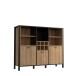 Barschrank >Hialeah< in Riviera Eiche - 139.4x117.1x40.2cm (BxHxT)