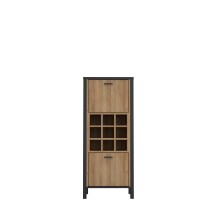 Bartisch >Hialeah< in Riviera Eiche - 151.5x120.3x49.2cm (BxHxT)