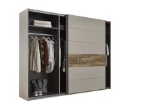 Kleiderschrank >Carlynn< in Champagner - 270x210x60cm (BxHxT)
