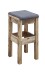 Barhocker >Pina< in Alpine Lodge Nachbildung - 38x71x36cm (BxHxT)