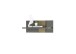 Wandregal >POSITANO< (B/H/T: 60x25x27 cm) in dunkelgrau - 60x25x27 (BxHxT)
