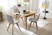 Esstisch >Becan< in Wildeiche aus Massivholz - 80x76x80cm (BxHxT)