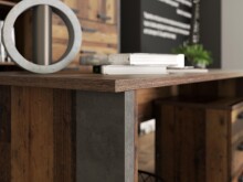 Arbeitstisch >Celon< in Old Wood Vintage - 103x73.5x70cm (BxHxT)