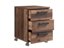 Büro-Set >Celon< (10-teilig) in Old Wood Vintage