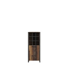 Bartisch >Celon< in Old Wood Vintage - 151.5x118.3x47.4cm (BxHxT)