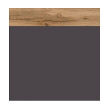Hängeschrank >Villach< (B/H/T: 40x64x20 cm) in matt grau - 40x64x20 (BxHxT)