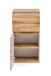 Waschbeckenunterschrank >Villach< (B/H/T: 40x79x35 cm) in wotaneiche aus MDF
