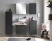 Waschbeckenunterschrank >Villach< (B/H/T: 40x79x35 cm) in matt grau aus MDF