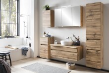 Seitenschrank >Villach< (B/H/T: 40x180x35 cm) in wotaneiche - 40x180x35 (BxHxT)
