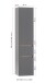 Seitenschrank >Villach< (B/H/T: 40x180x35 cm) in wotaneiche - 40x180x35 (BxHxT)