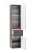 Seitenschrank >Villach< (B/H/T: 40x180x35 cm) in matt grau - 40x180x35 (BxHxT)