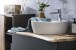 Waschtisch-Set >Villach< (B/H/T: 100x41x47 cm) in matt grau - 100x41x47 (BxHxT)