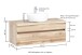 Waschtisch-Set >Villach< (B/H/T: 100x200x47 cm) in wotaneiche aus MDF