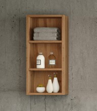 Hängeregal >Kaprun< (B/H/T: 30x64x18 cm) in wotaneiche - 30x64x18cm (BxHxT)